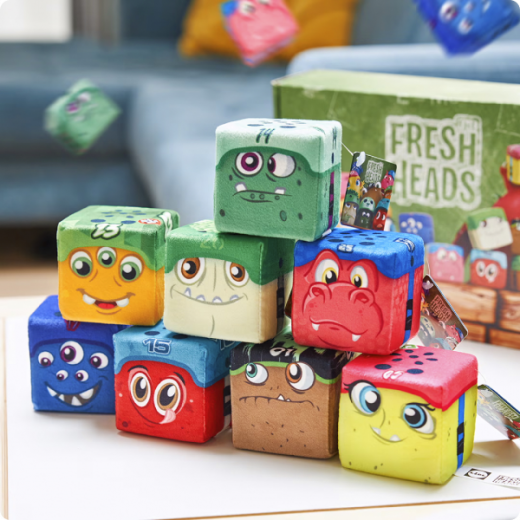 Stackable, squeezable and super playable